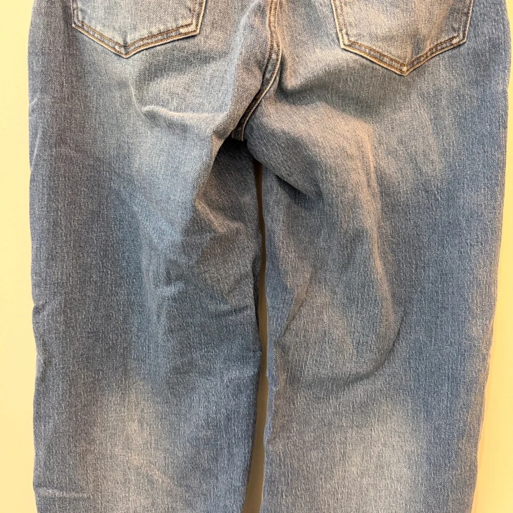 Quince Bella Stretch Relaxed Straight Jeans Denim Atlantic Blue 28 Short NWT